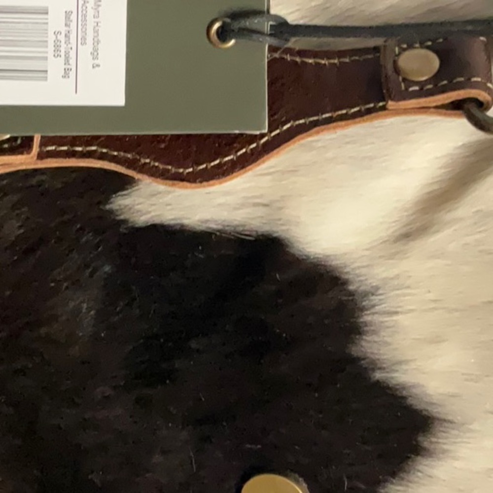 Brand new Mayra handbag cowhide with fringe with tags